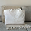 Beachbag Arrow creme wit