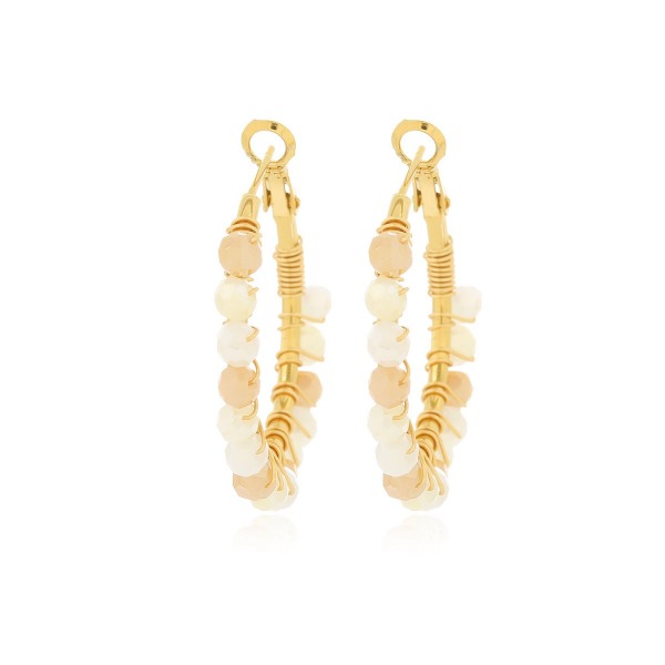 Wauw Jewellery - Oorbellen Round Beads