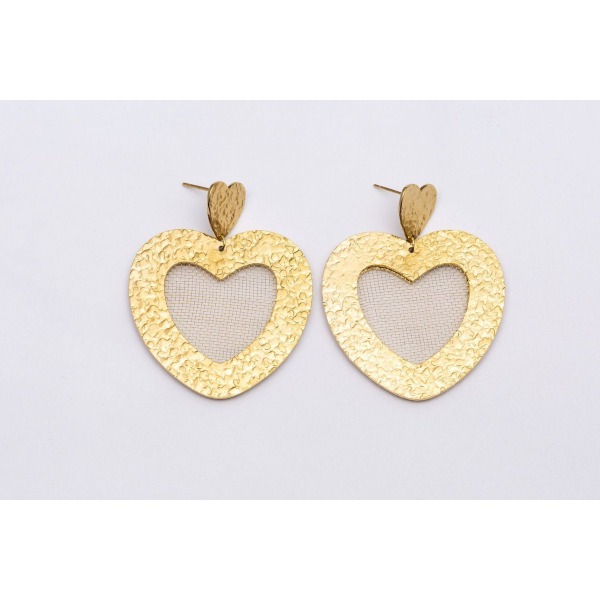 Wauw Jewellery - Oorbellen Big Hearts
