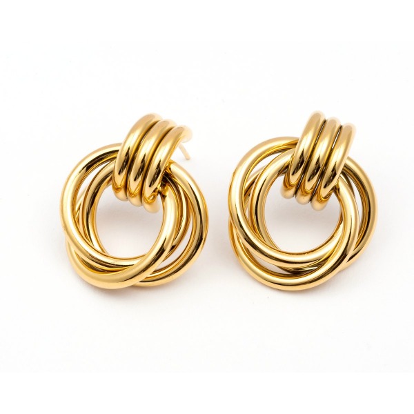 Wauw Jewellery - Oorbellen Elegant Knot
